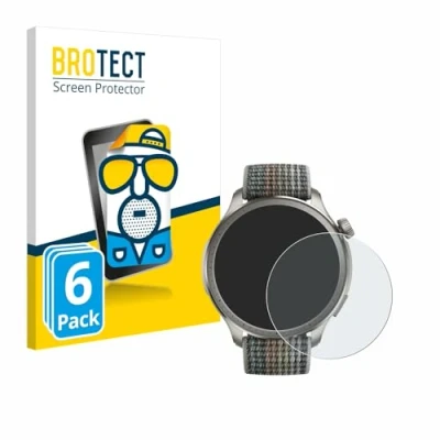 Abbildung von BROTECT Entspiegelungs Schutzfolie für Huami Amazfit Balance (6 Stück) Matte Displayschutz Folie, Anti Reflex, Fingerprint