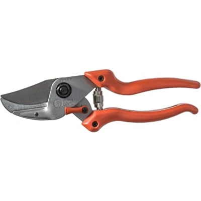 Abbildung von Original LÖWE 8 Amboss Schere 8.104 mit Bypass Geometrie scharfe handliche Gartenschere Standard Griff und auswechselbarer Stahl Klinge für Schneidarbeiten im Forst Obstbau Garten Weinbau