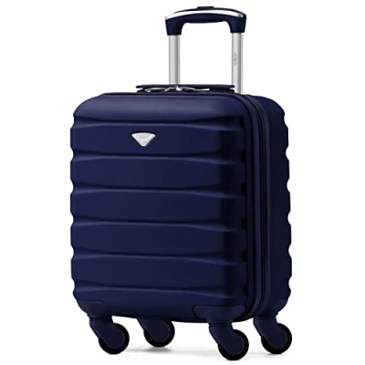 Abbildung von Flight Knight Leichtes Starres ABS Handgepack Mit 4 Radern, Zugelassen Fur Uber 100 Fluggesellschaften, Darunter Air France, Ryanair Und EasyJet, 45x36x20cm