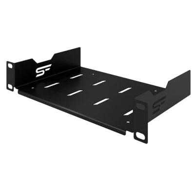 Abbildung von Stalflex Server Fachboden 10 Zoll 1U 150mm Serverschrank Hergestellt aus Hochbelastbarer Stahl Universelles Belüftetes Rackmontage Kragarmtablett
