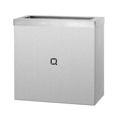 Abbildung von ALLCARE 7090 Qbic line QWBO 9 Abfallbehälter Edelstahl offen, L