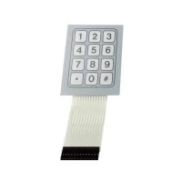 Abbildung von TRU Components Tastatur mit Matrix Membran, 3 x 4, SU709930, 1 Stück.