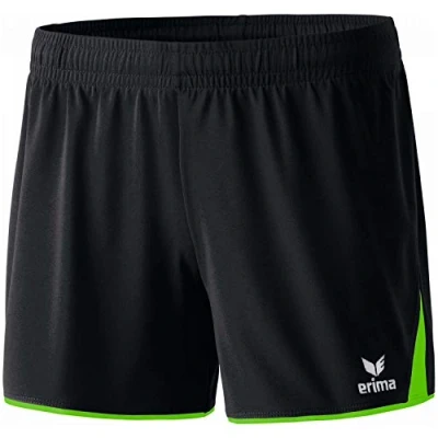Abbildung von Erima 5CUBES kurze Sporthose, Damen, Größe: 46, Black/green