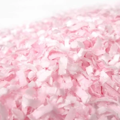 Abbildung von Streuselheld Schnippel Mix Rosa 10g Esspapier Flocken Streusel zum Dekorieren und Verzieren von Gebäck aller Art wie Torten Kuchen Keksen Zuckerstreusel
