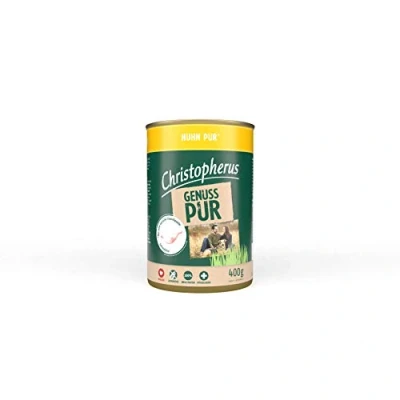 Abbildung von Christopherus PUR, Huhn, Vollnahrung für Hunde, Nassfutter, 6 x 400 g