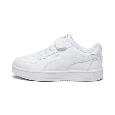 Abbildung von Puma Caven 2.0 Unisex Sneaker low für Kinder, Größe: 31, White/dark indigo/gum Schuhe