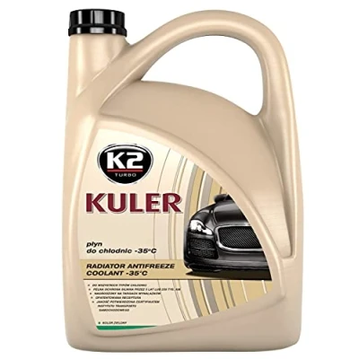 Abbildung von K2 Kühler Frostschutz montiert Mischung, Long Life, Grün, bis 35 C, Kühlschrank, Kühlflüssigkeit, mittel, für alle Automarken geeignet 5L