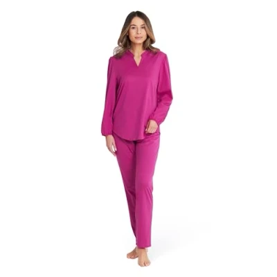 Abbildung von Rösch Pyjama im puristischen Stil 100% Baumwolle 1243776 44 10046