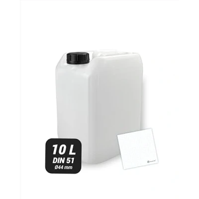 Abbildung von Trevendo Kanister Leerkanister aus HD PE, DIN 51, natur (10 Liter), lebensmittelecht