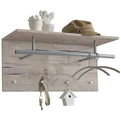 Abbildung von FMD Möbel, 441 001 Spot Wandgarderobe, melaminharz beschichtete spanplatte, maße 72.0 x 34.5 29.3 cm (BHT)
