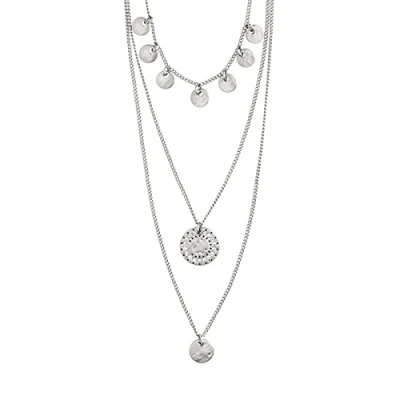 Abbildung von PILGRIM ARDEN 3 in 1 Kristallhalskette vergoldet : Rosévergoldet oder Versilbert mit Kristall halskette damen schmuck Blei und nickelfrei Dänisches Design