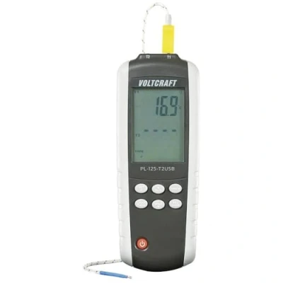 Abbildung von VOLTCRAFT PL 125 T2 Temperatur Messgerät 200 bis +1372 C Fühler Typ K, J (PL T2)