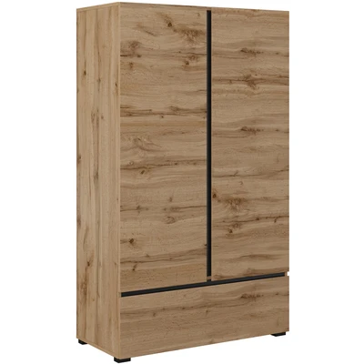 Abbildung von INOSIGN Wäscheschrank &quot;Cross, moderner griffloser Kleiderschrank&quot;, Mehrzweckschrank, Drehtürenschrank mit 1 Schublade, 3 Farben verfügbar