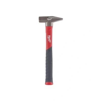 Abbildung von Milwaukee Fiberglas Schlosserhammer, Stiel mit Softgripummantelung, hoher Anwenderkomfort, DIN 1041, 200 1000g, Größe:500 g
