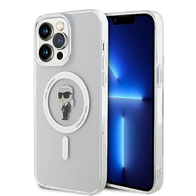 Abbildung von CG MOBILE Karl Lagerfeld Magsafe IML IKonIK Hülle für iPhone 15 Pro Max Transparent