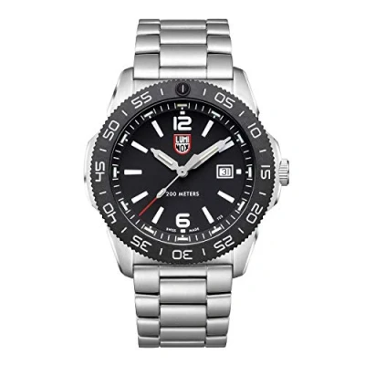 Abbildung von Luminox Pacific Diver XS.3122 Herrenuhr 44mm Taucheruhr in Silber/Schwarz mit Datumsanzeige 200m wasserdicht Saphirglas