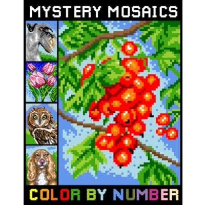 Abbildung von Mystery Mosaics Color By Number: Pixel Art Coloring Book with Dazzling Hidden Pictures (Beautiful Mosaic Number for Adults Relaxation and Stress Relief)