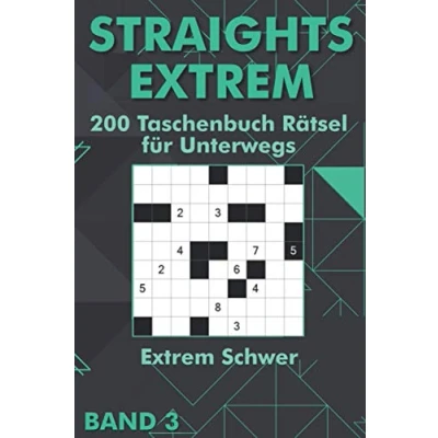 Abbildung von Str8ts: Straights Rätsel Extrem Schwer für Erfahrene &amp; Profis als Taschenbuch Unterwegs (Extrem Taschenbuch)