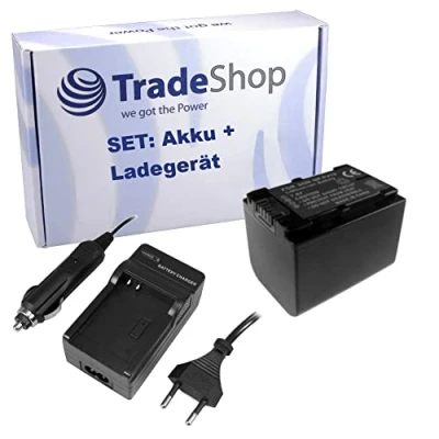 Abbildung von Angebot IM Set: Hochleistungs Kamera Li Ion Akku + Ladegerät mit Kfz Adapter für Sony HDR CX305E CX350E CX350VE CX130 CX130E CX130EB CX130ER CX130ES CX130EL CX160 CX160E CX360 CX360VE CX700