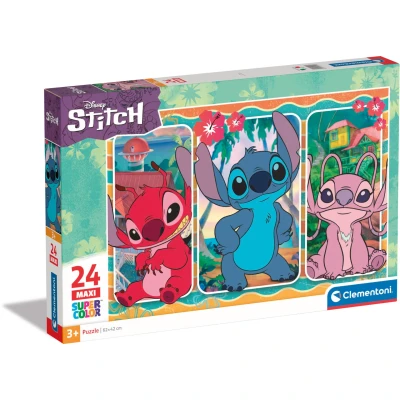 Abbildung von Clementoni Disney Stitch Maxi Puzzle 24 Teile