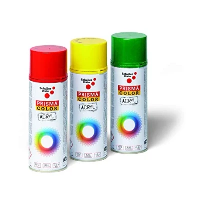 Abbildung von DD Composite Harzfarbe PRISMA COLOR Lackspray 400ml RAL9005 schwarz, schnelltrocknender Acryllack