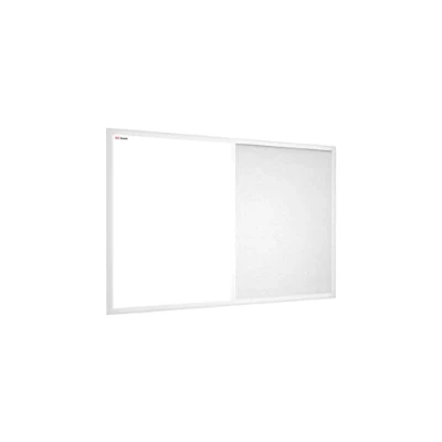 Abbildung von ALLboards Tafel Kombitafel, Kork weiß / magnetisch weiß, Holzrahmen lackiert