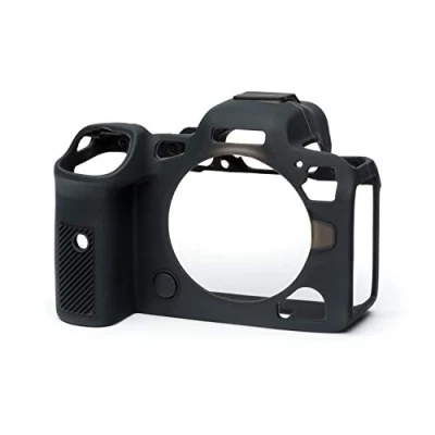 Abbildung von easyCover Silikon Kameratasche Schutz für Ihre Kamera Canon R5/R6/R6 II Schwarz