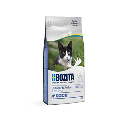 Abbildung von BOZITA Outdoor &amp; Active Elch Trockenfutter für erwachsene hauptsächlich draußen lebende Katzen, 10 kg
