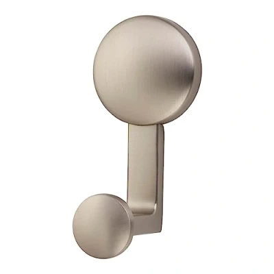 Abbildung von SOTECH Garderobenhaken GRIO Höhe: 96 x Breite: 45 mm Edelstahloptik, Kleiderhaken modern aus Zinkdruckguss, stabiler Wandhaken auch für schwere Jacken