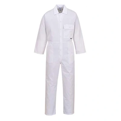 Abbildung von Portwest Standard Overall , Größe: L, Farbe: Weiß, 2802WHRL