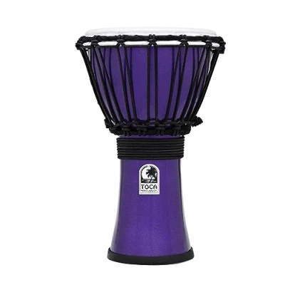 Abbildung von Toca Percussion TFCDJ 7MI Djembe Freestyle ColorSound Metallic Indigo