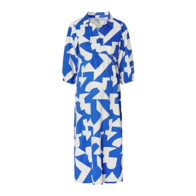 Abbildung von Noppies Blusenkleid, Damen, Größe: Small, Graphic blue print