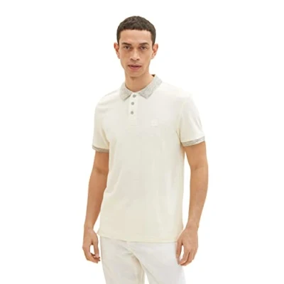 Abbildung von TOM TAILOR Herren Basic Poloshirt 1035628, 18592 vintage beige, XXXL