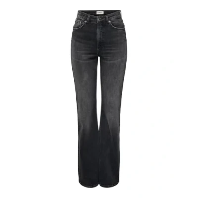 Abbildung von ONLY Onljuicy Flared Jeans, Damen, Größe: 29x32, Washed black