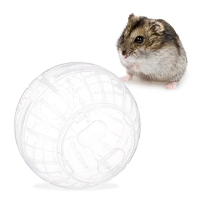 Abbildung von relaxdays Tierball Hamsterball transparent, Kunststoff