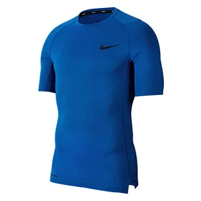 Abbildung von Nike Herren T Shirt M NP TOP SS Tight, Game royal/(Black), L T, BV5631