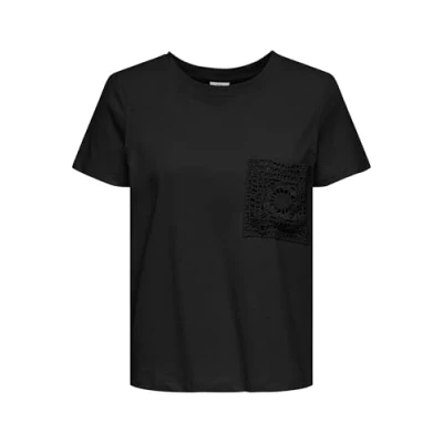 Abbildung von JDY Kurzarmshirt &quot;JDYSELMA S/S CROCHET POCKET TOP JRS NOOS&quot;