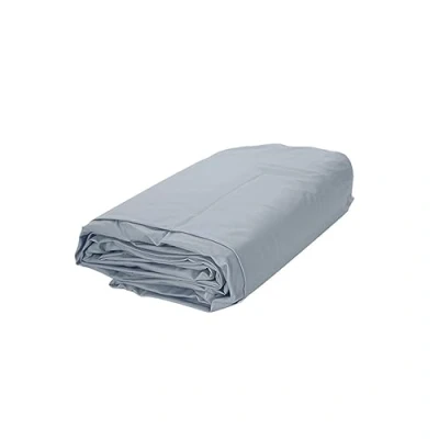 Abbildung von EVOLUTION Poolfolie Rund Grau 350x90cm 0,25mm Überlappend Austauschfolie Innenhülle