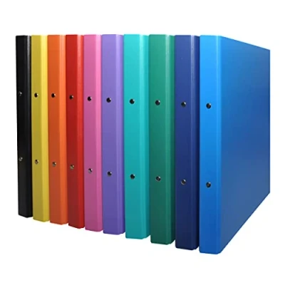 Abbildung von Ring Binder DONAU, PP, A4/2R/20mm, assorted colours