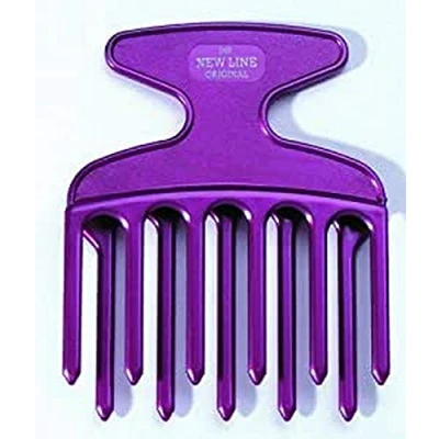 Abbildung von HERCULES SÄGEMANN 245 Lockenkamm 4 Zoll Fingerstyler Kamm für Locken Spezialkamm mit Top Griff aus hochwertigem Polycarbonat Kunststoff Größe: Farbe: Fliedermetallic