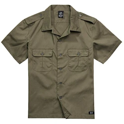 Abbildung von Brandit Hemd, Herren, Größe: XL, Olive