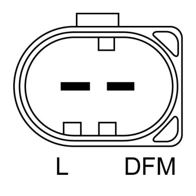 Abbildung von BOSCH 0 986 046 070 Lichtmaschine 14V 110A VOLKSWAGEN: Golf 5 Schrägheck, Polo IV V SKODA: Fabia I Schrägheck