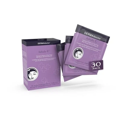 Abbildung von DERMAdoctor Kakadu C Intensive Vitamin Peeling Pads für Frauen 30 x 0,06 oz