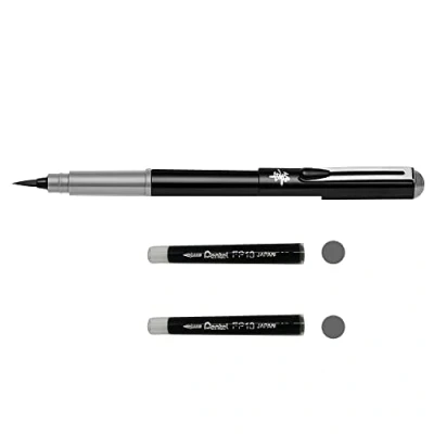 Abbildung von Pinsel GFKP Pentel mit grauer Pigmenttinte