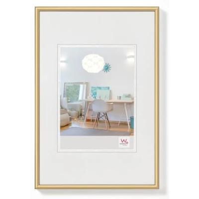 Abbildung von walther design Bilderrahmen gold 10 x 15 cm New Lifestyle Kunststoffrahmen KV015G