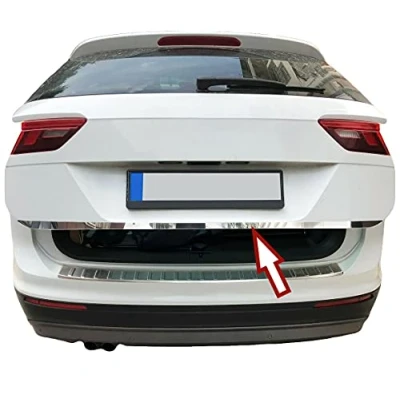 Abbildung von Recambo EDELSTAHL CHROM KOFFERRAUMLEISTE UNTEN passend für VW TIGUAN II und ALLSPACE ab BJ 2016
