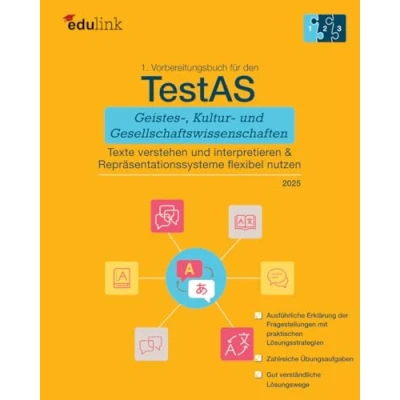 Abbildung von 1. Vorbereitungsbuch für TestAS Geistes , Kultur und Gesellschaftswissenschaften: Texte verstehen interpretieren &amp; Repräsentationssysteme ... Gesellschaftswissenschaften 2023, Band 1)