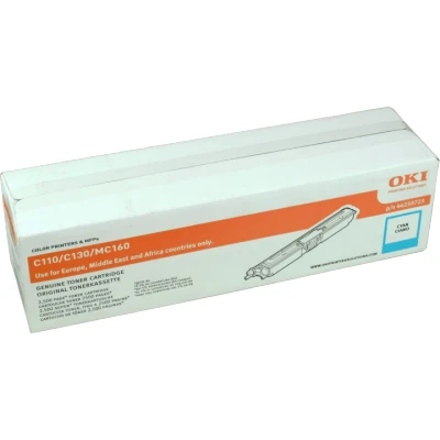 Abbildung von Oki Toner Original 44250723 cyan
