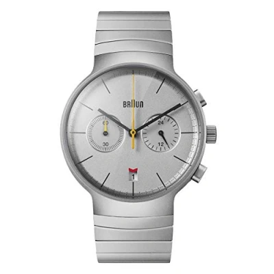 Abbildung von Braun Herren Chronograph Gesteppte Daunenjacke Uhr mit Hausschuhe Armband BN0265SLBTG