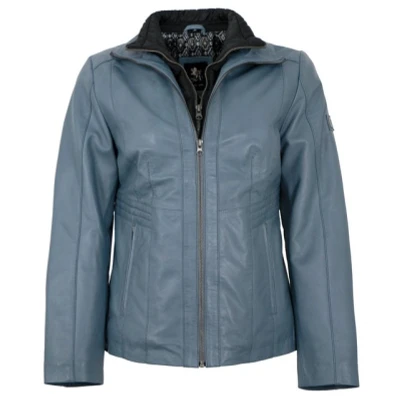 Abbildung von OTTO KERN Lederjacke Beate Damen Lammnappa hellblau
